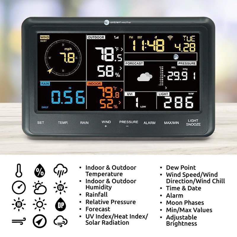 Ambient Weather WS2902 Wifi Smart Weather Station & Reviews Wayfair